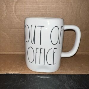 Rae Dunn White 'Out of Office' Mug